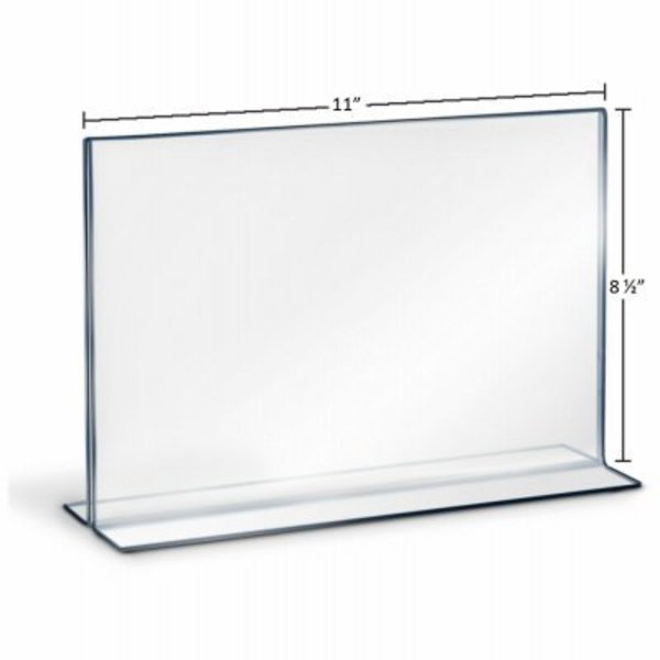 Rnr Plastics 11x85 Tabl Sign Holder 273-9233